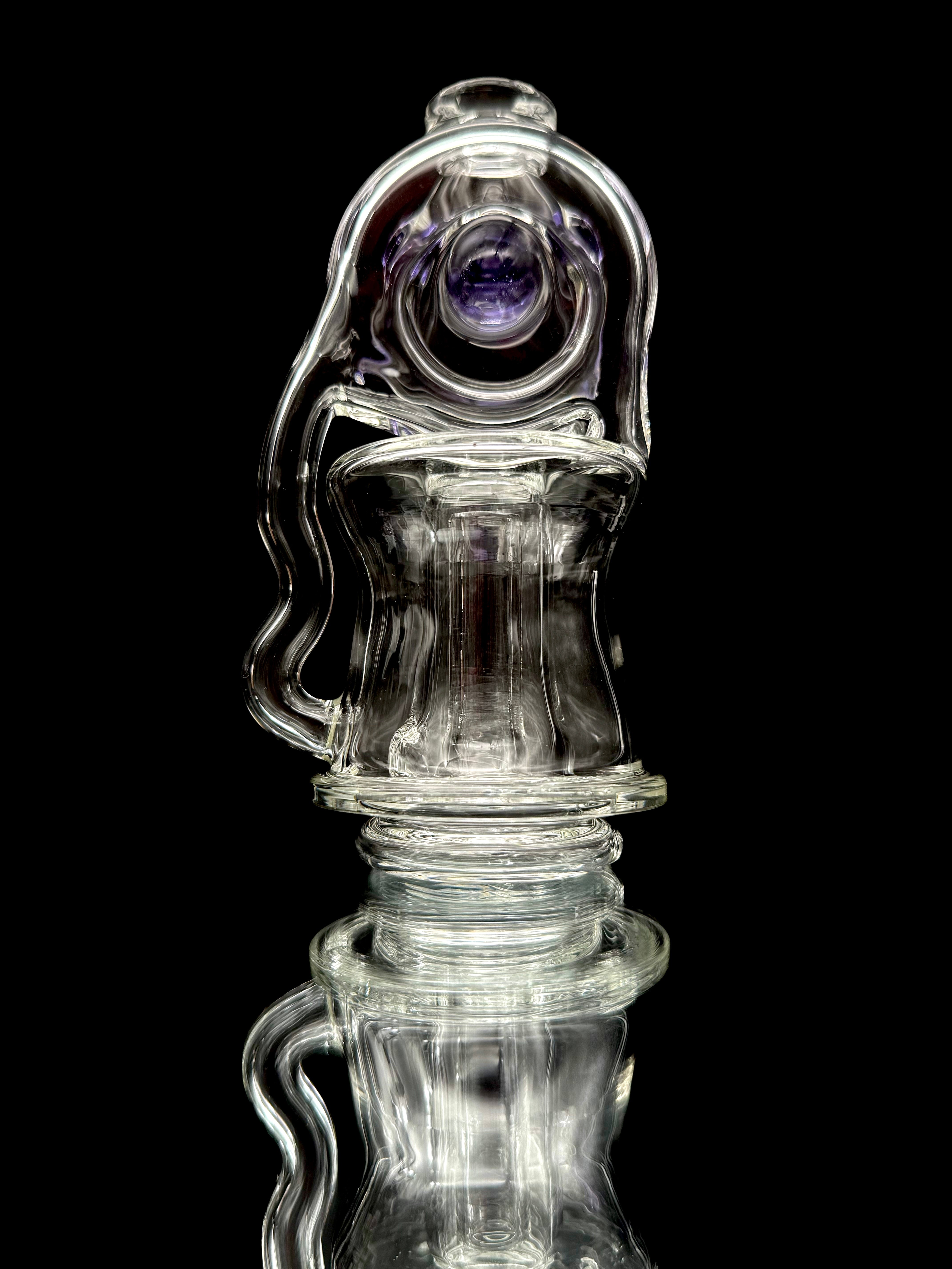 Ery Glass Single Disk Recycler Peak Top