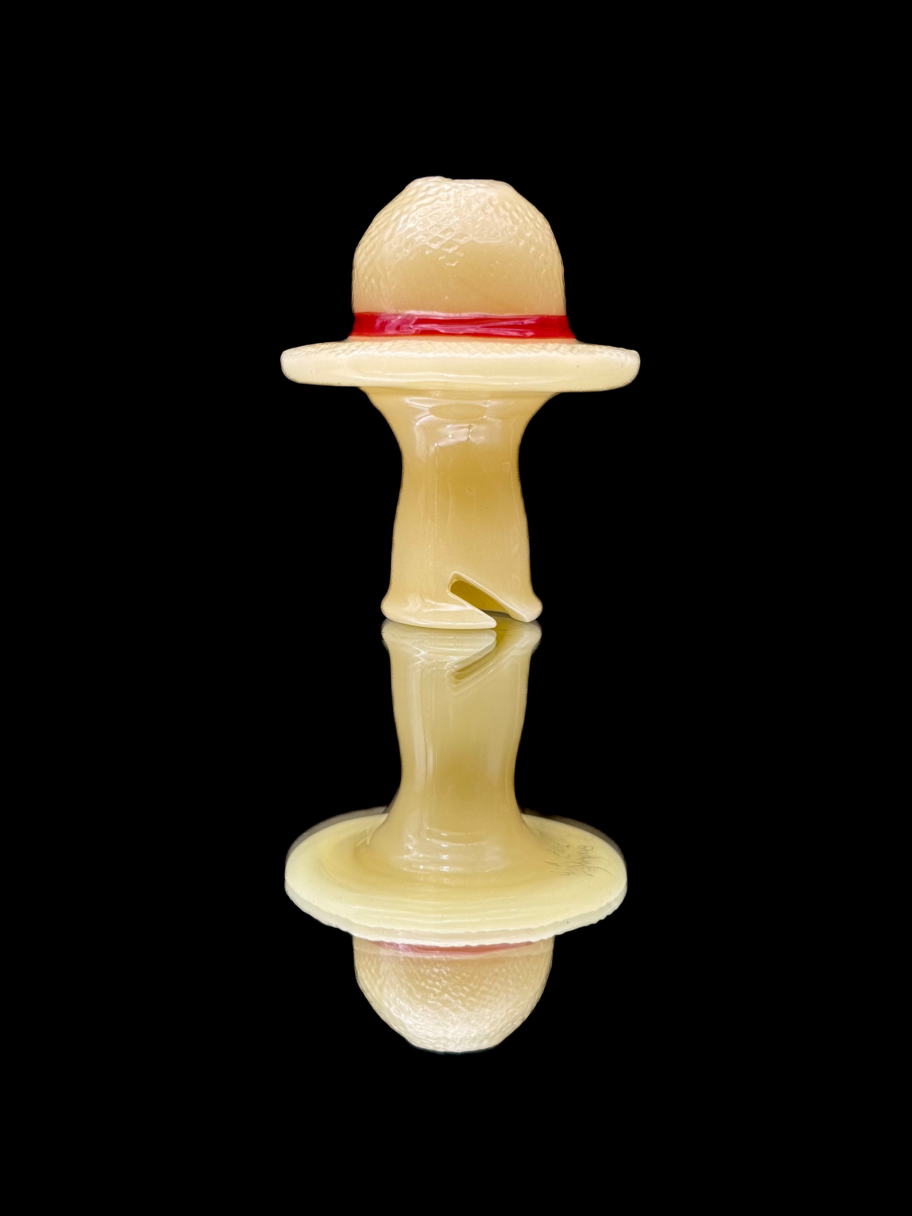 Saiyan Glass Luffy Hat Pivot Top