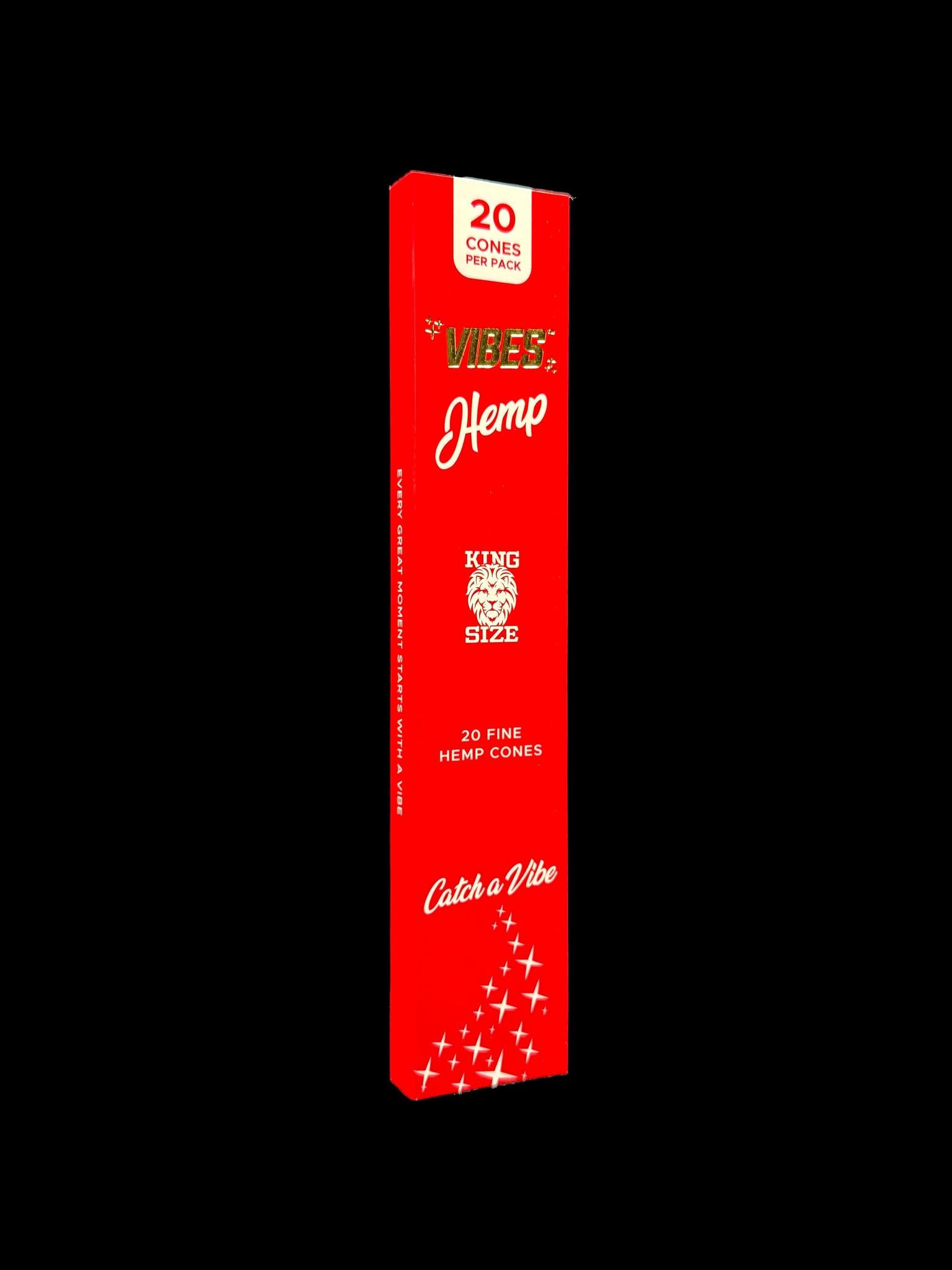 Vibes Papers Hemp Cones King Size 20pk
