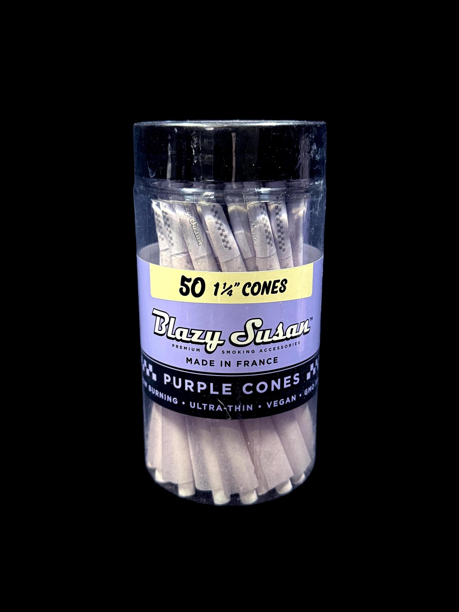 Blazy Susan Cones 1.25 Purple 50pk