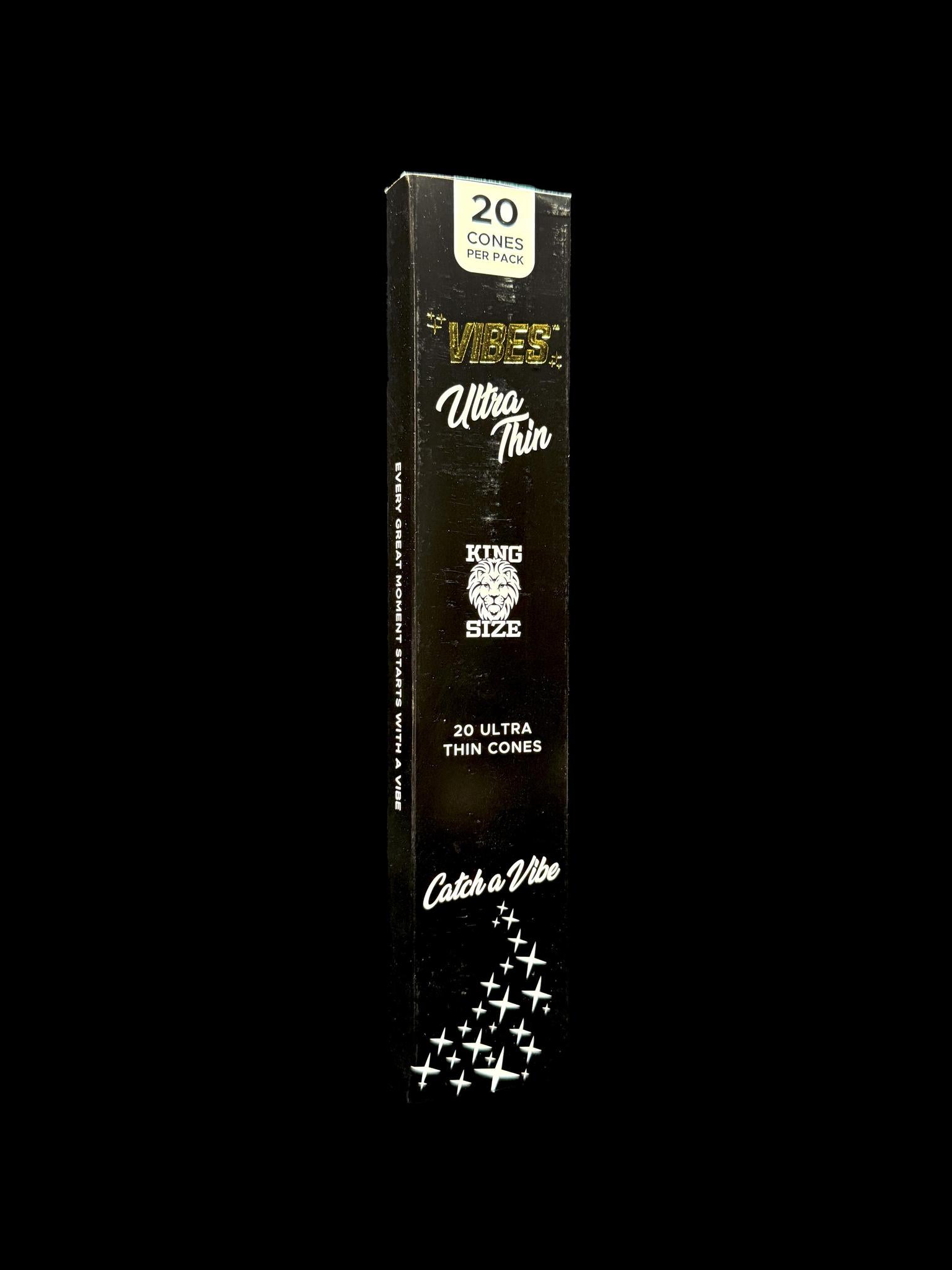 Vibes Papers Ultra Thin Cones King Size 20pk