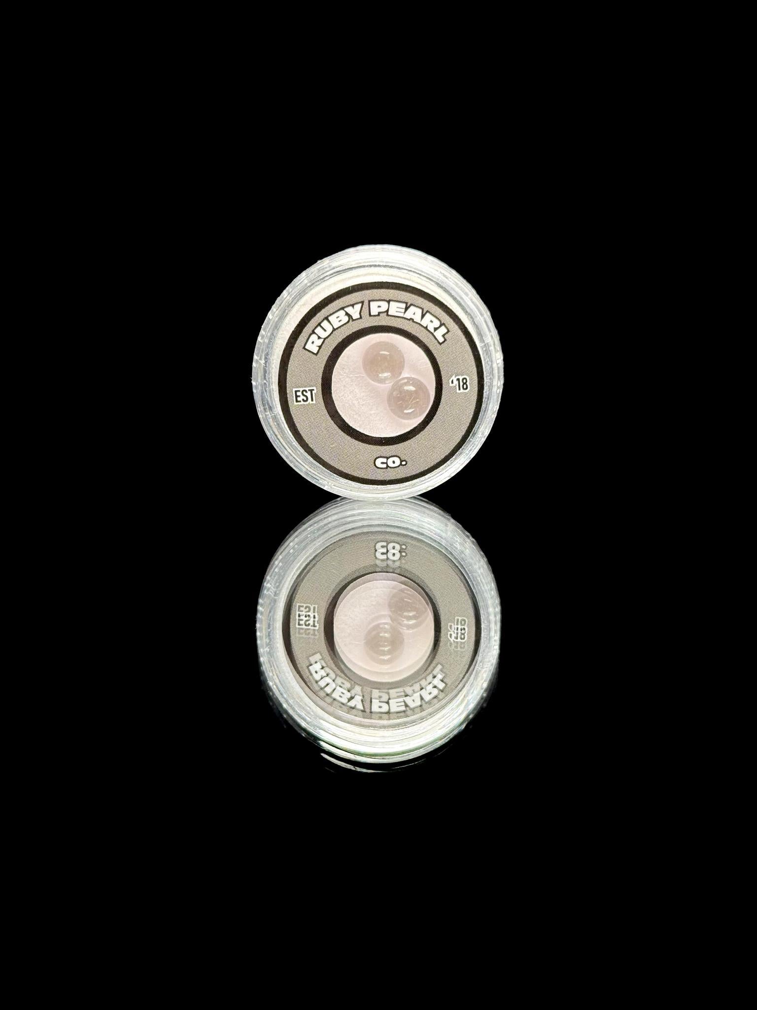 Ruby Pearl Co 5mm White Sapphire 2pk