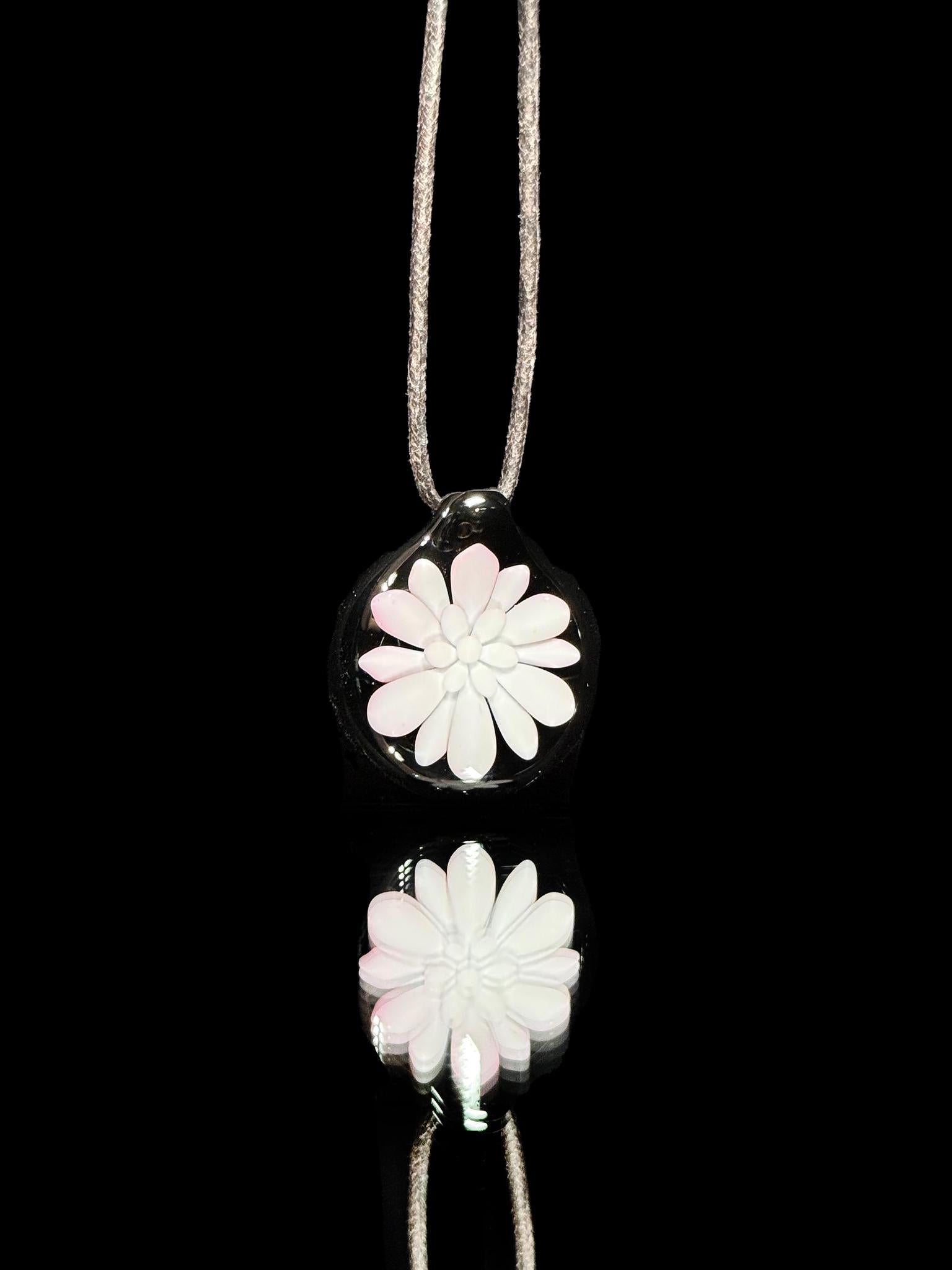 Florin Glass Flower Pendant