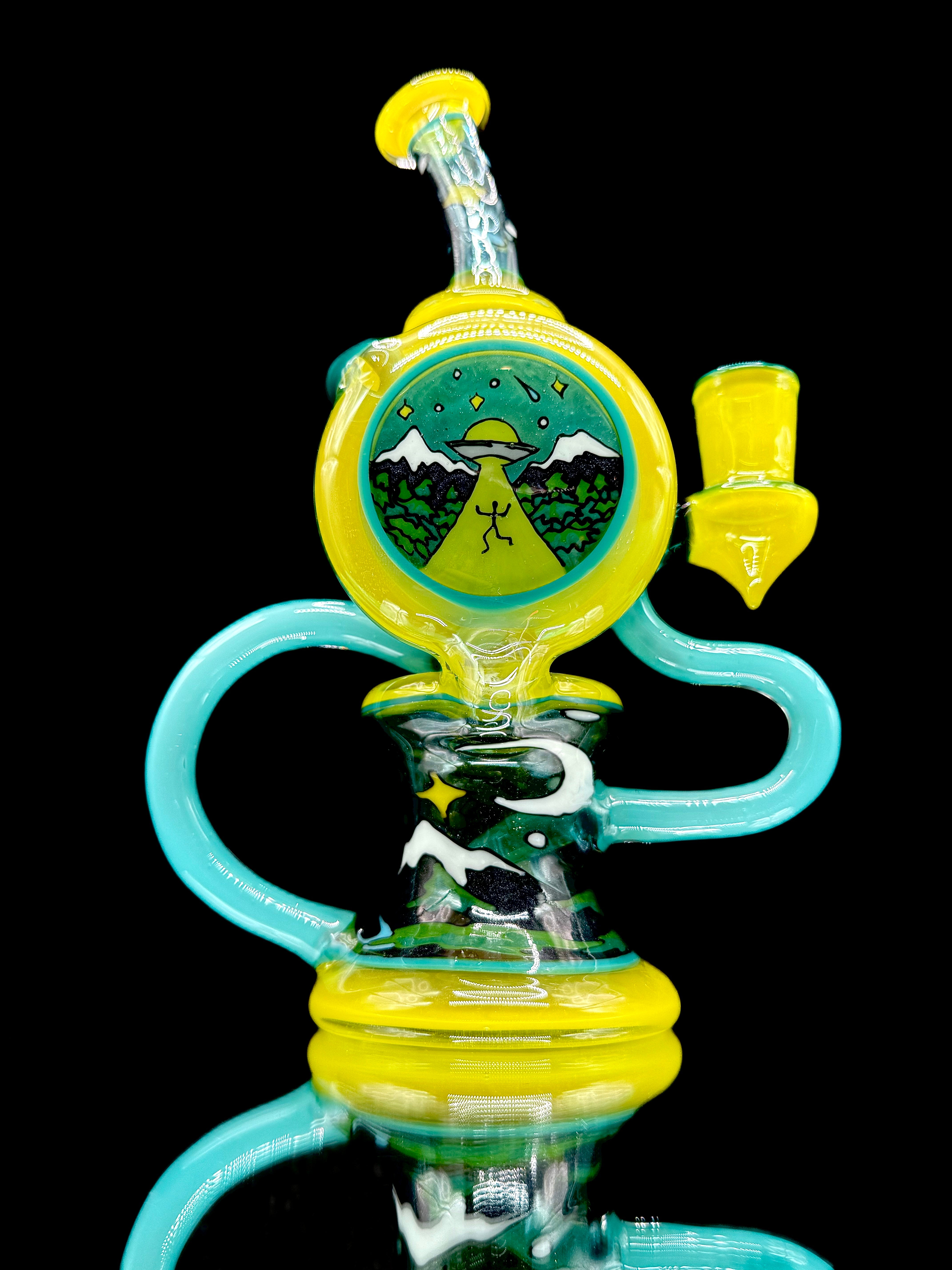 Windstar Glass Alien Abduction Recycler