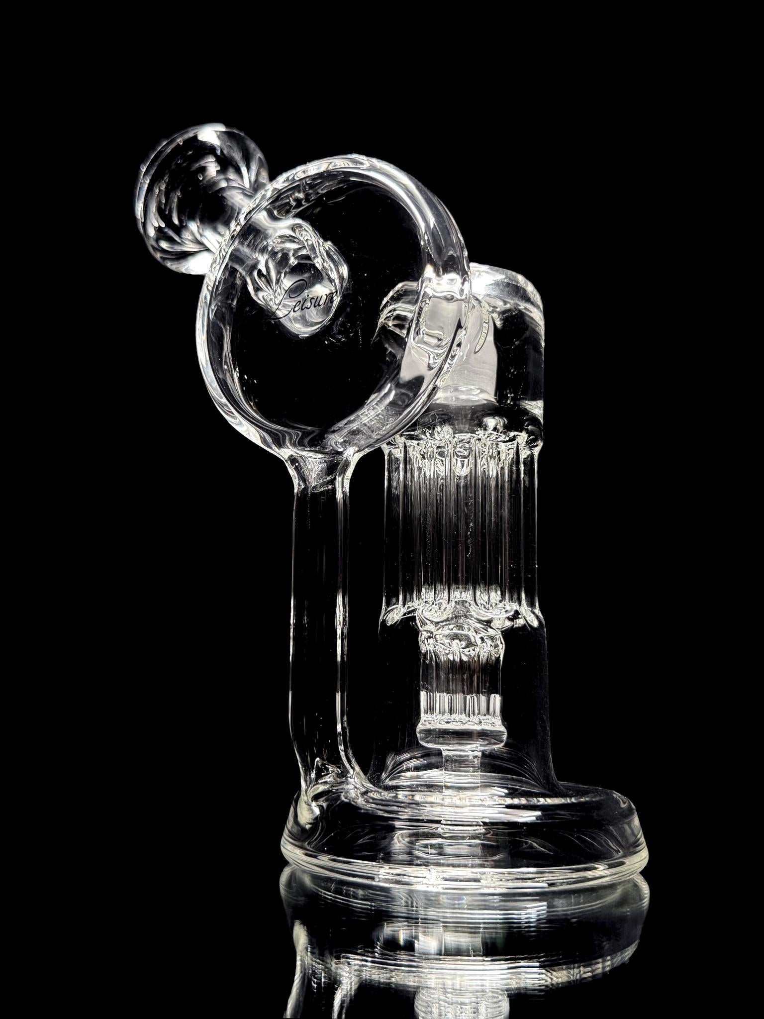 Leisure Glass 14mm Pillar Disk Recycler