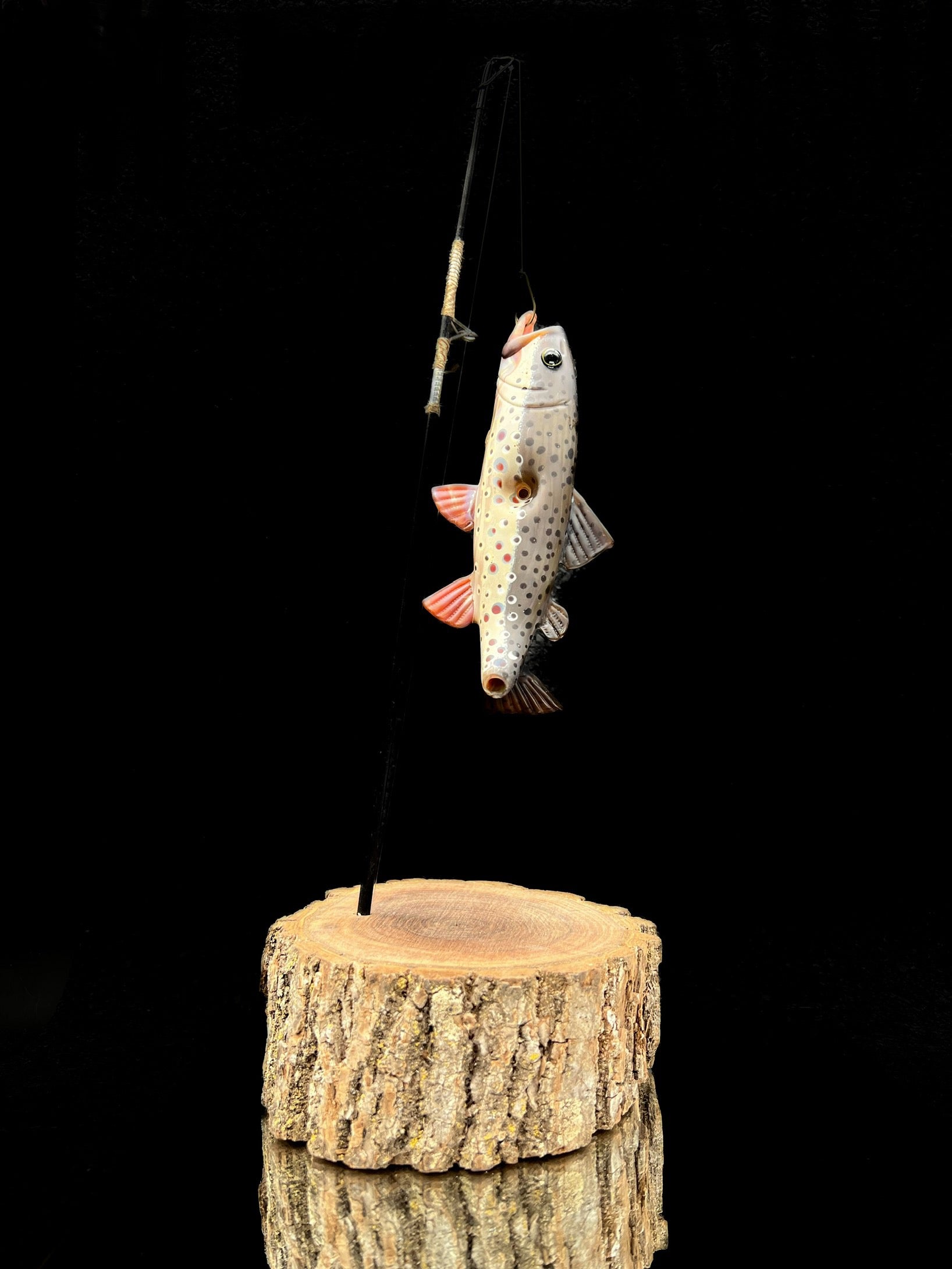 Trapper Studios Brown Trout Dry Pipe