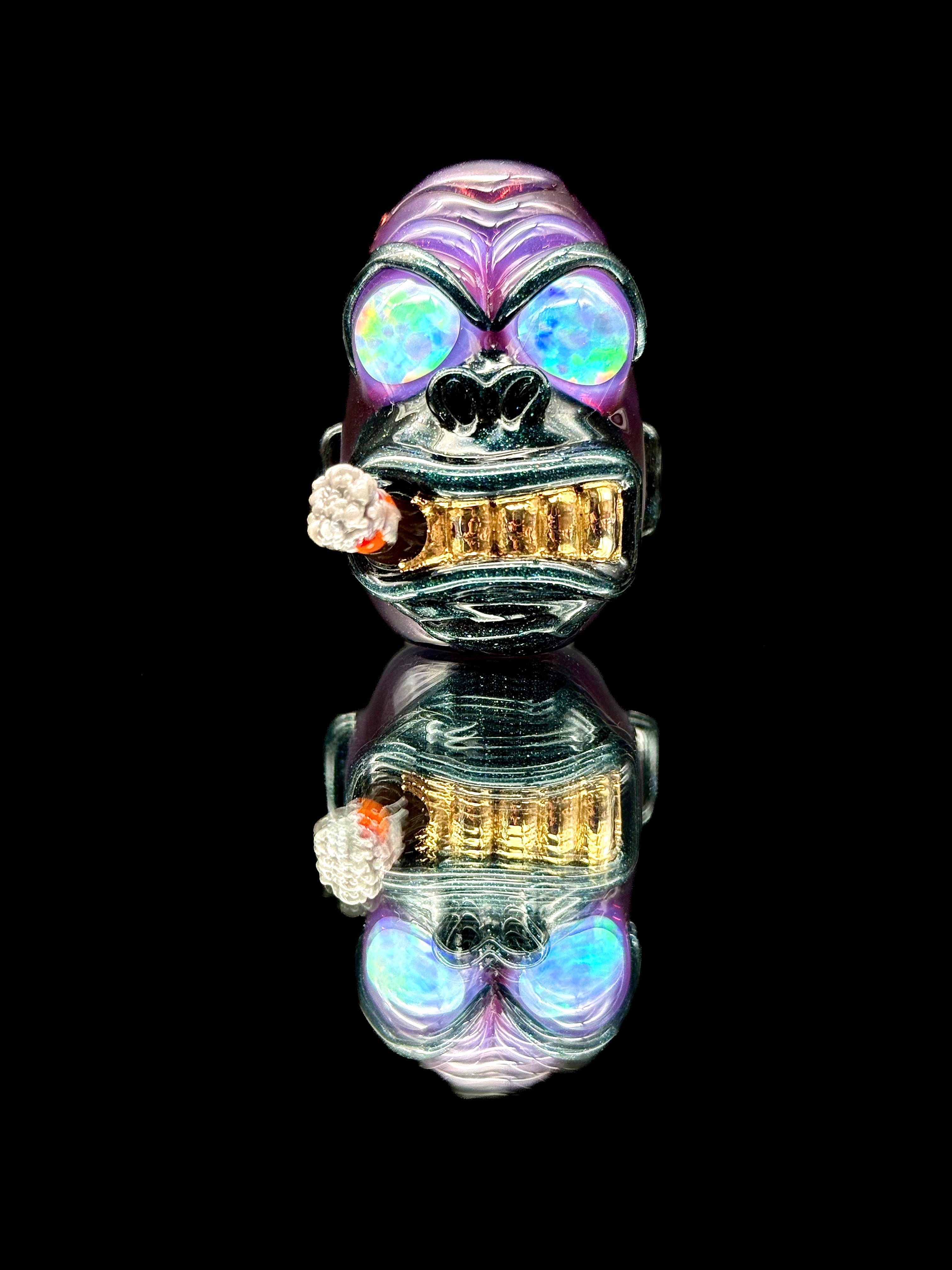 Firefly Glass Smoking Grinning Gorilla