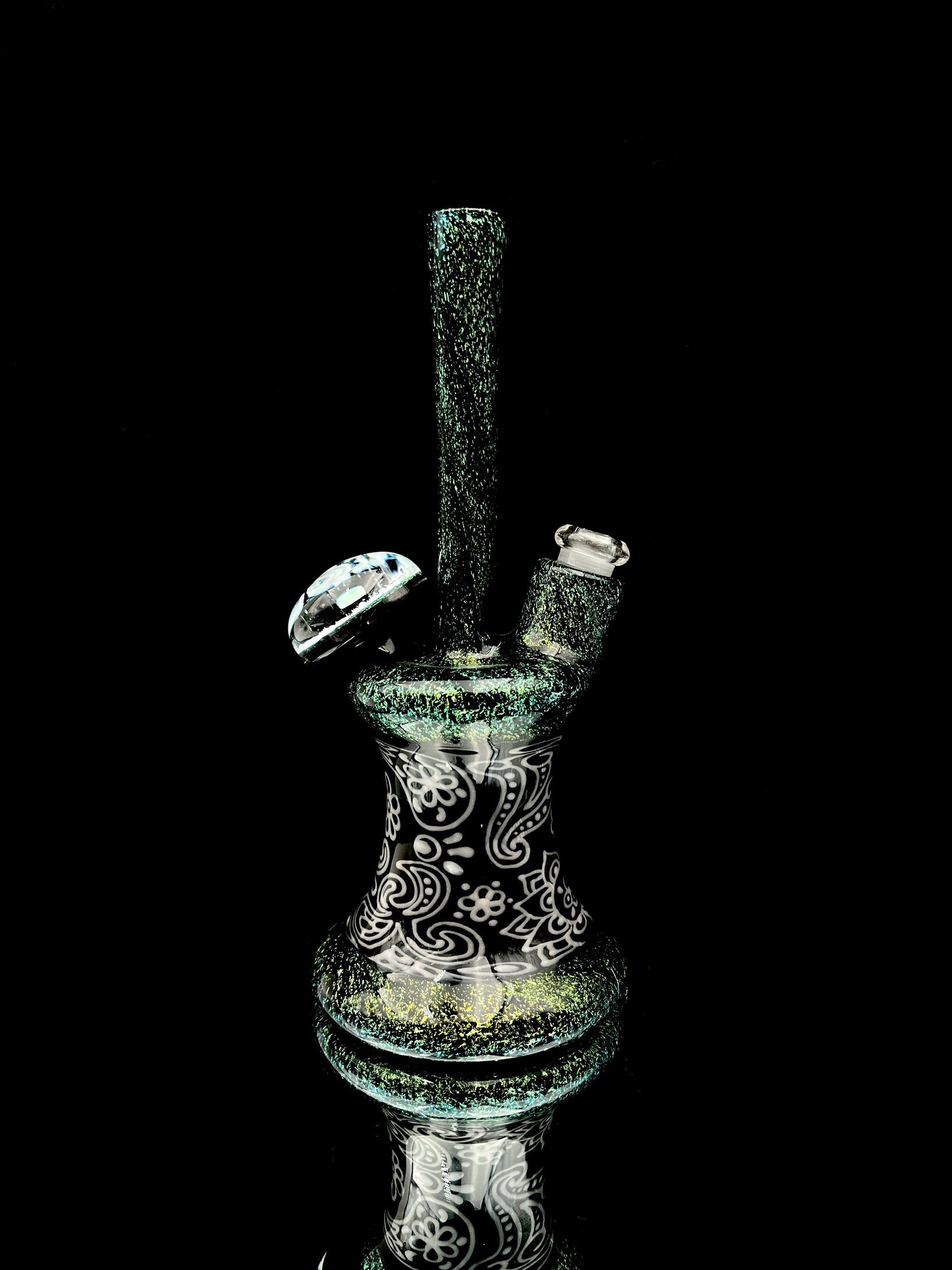 Windstar Glass Dichroic Paisley Rig