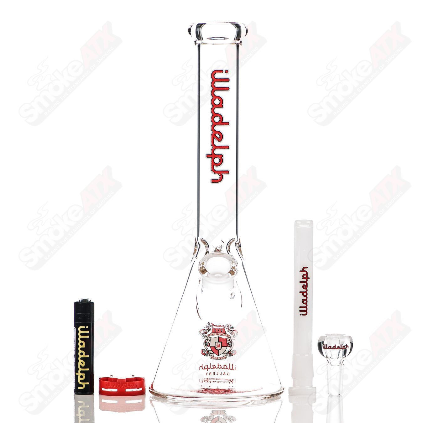 12" 5mm (Red) Mini Beaker Illadelph