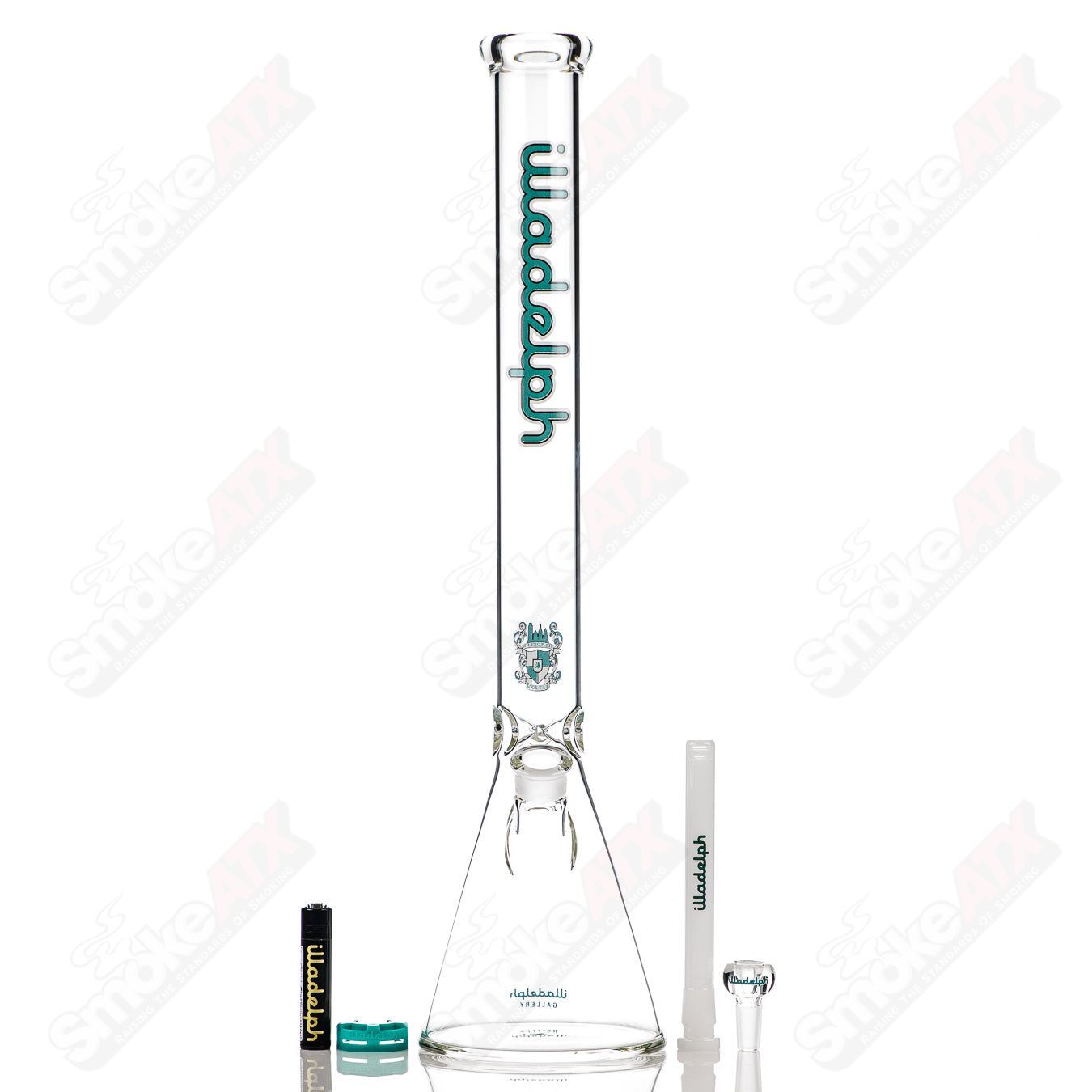 21" 5mm (Teal) Tall Beaker Illadelph
