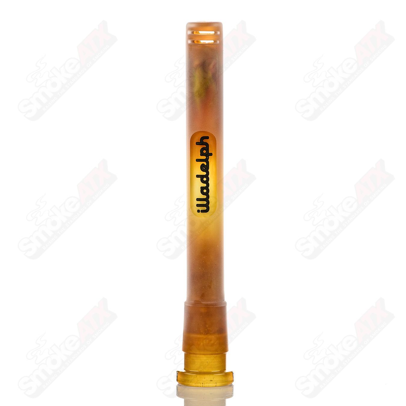 Illadelph Hura Coil Downstem (Frosted Golden Orange w/ Gold Label)
