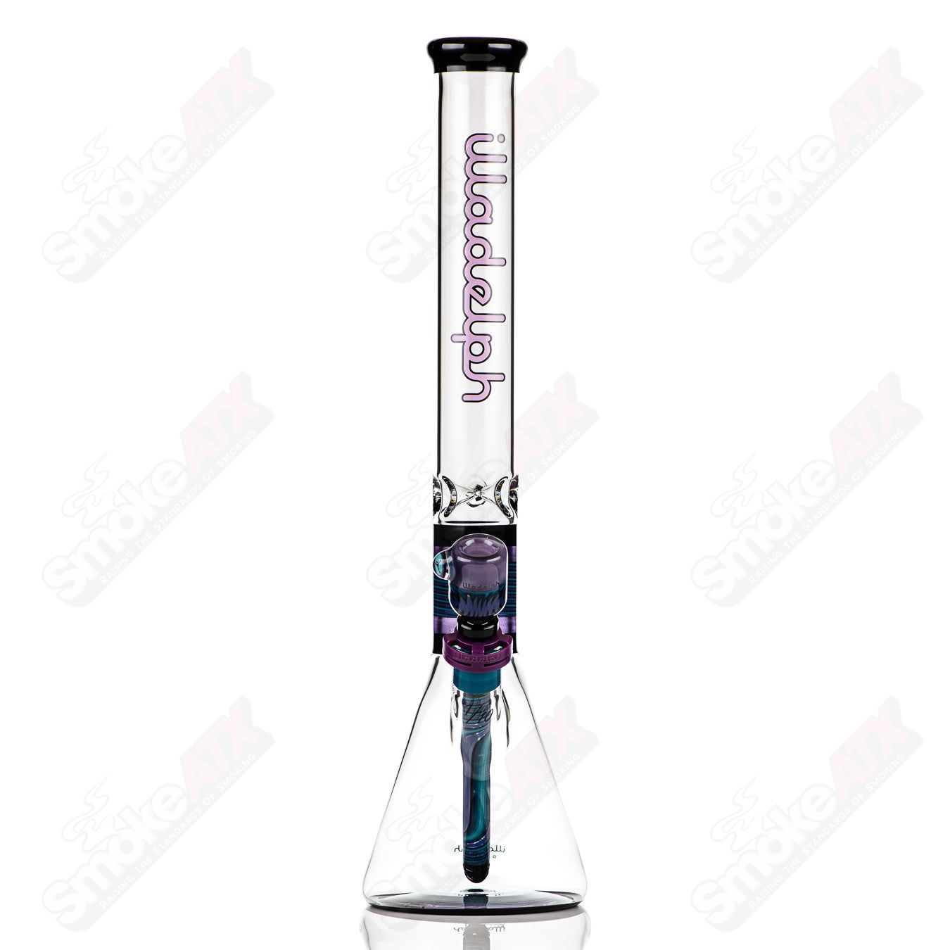 Illadelph Purple And Aqua Jordan Beaker