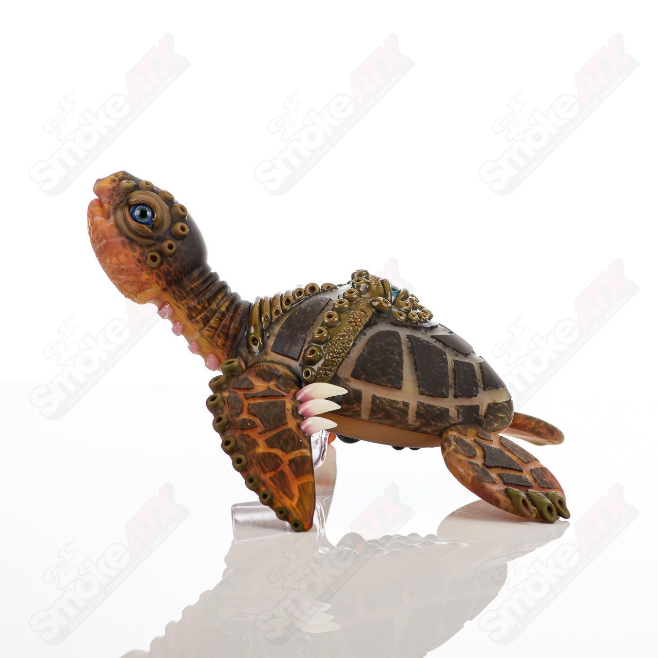 Sea Turtle w/ Stand (Butterscotch/Grizzly/Spanish Olive) Addison Hanna x SALT