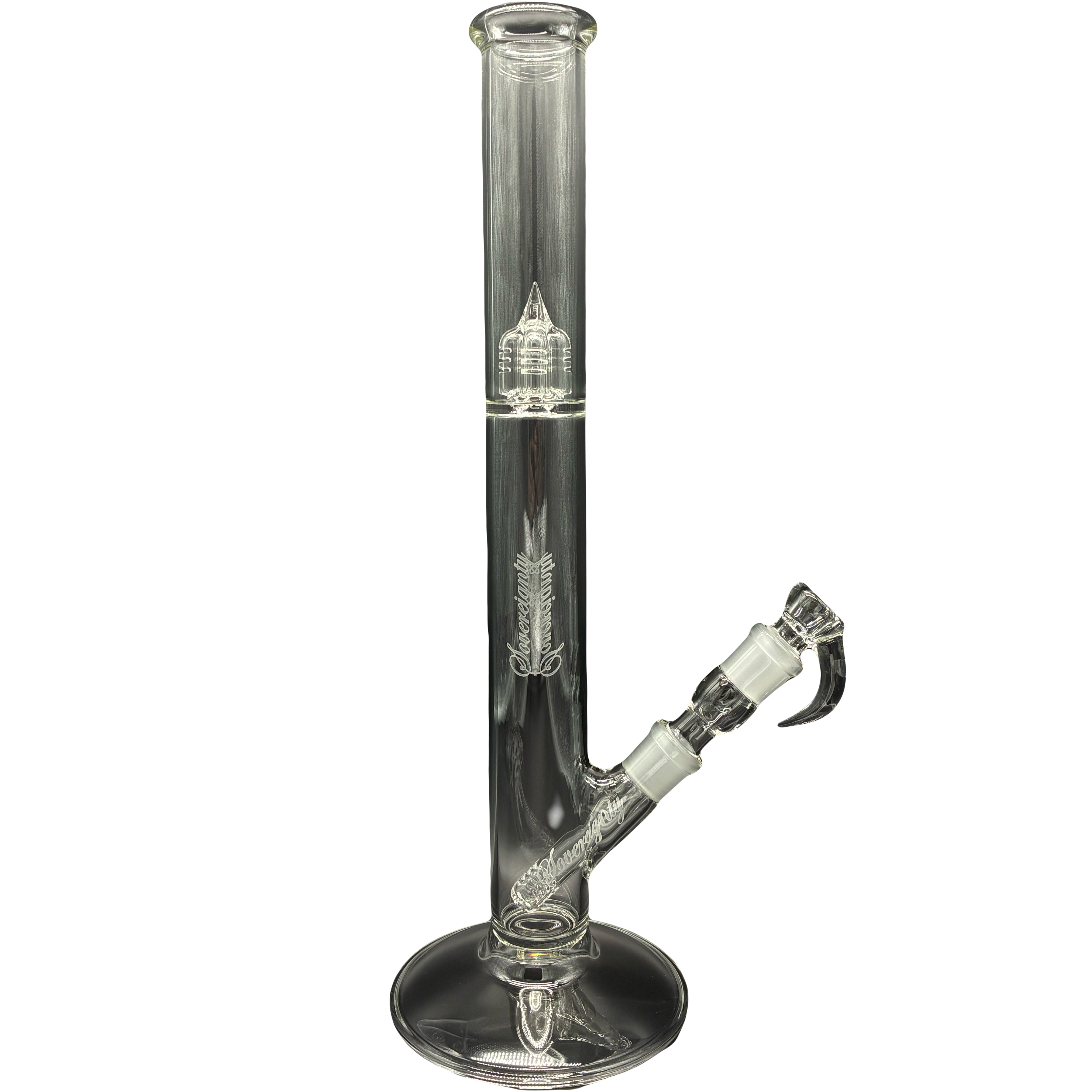 Sovereignty Glass - 44x4 (Diffy Tube) w/ Removable 180 Gridded Down Stem