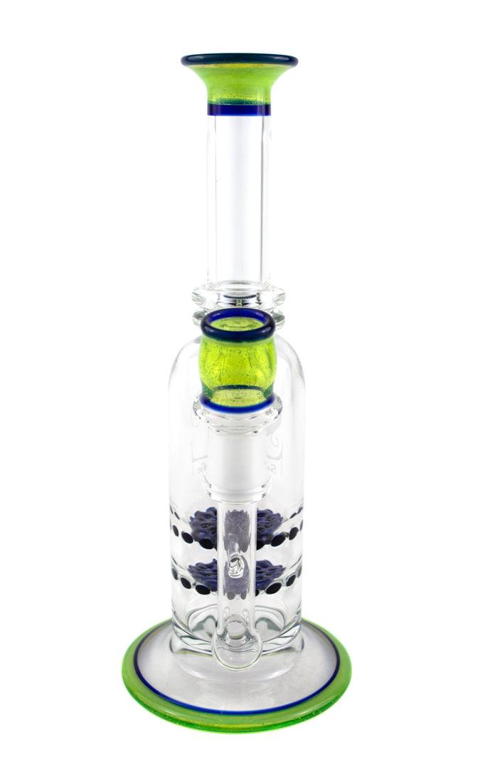 Seed of Life | Worked Mini Rig (Blue Frit Perc)