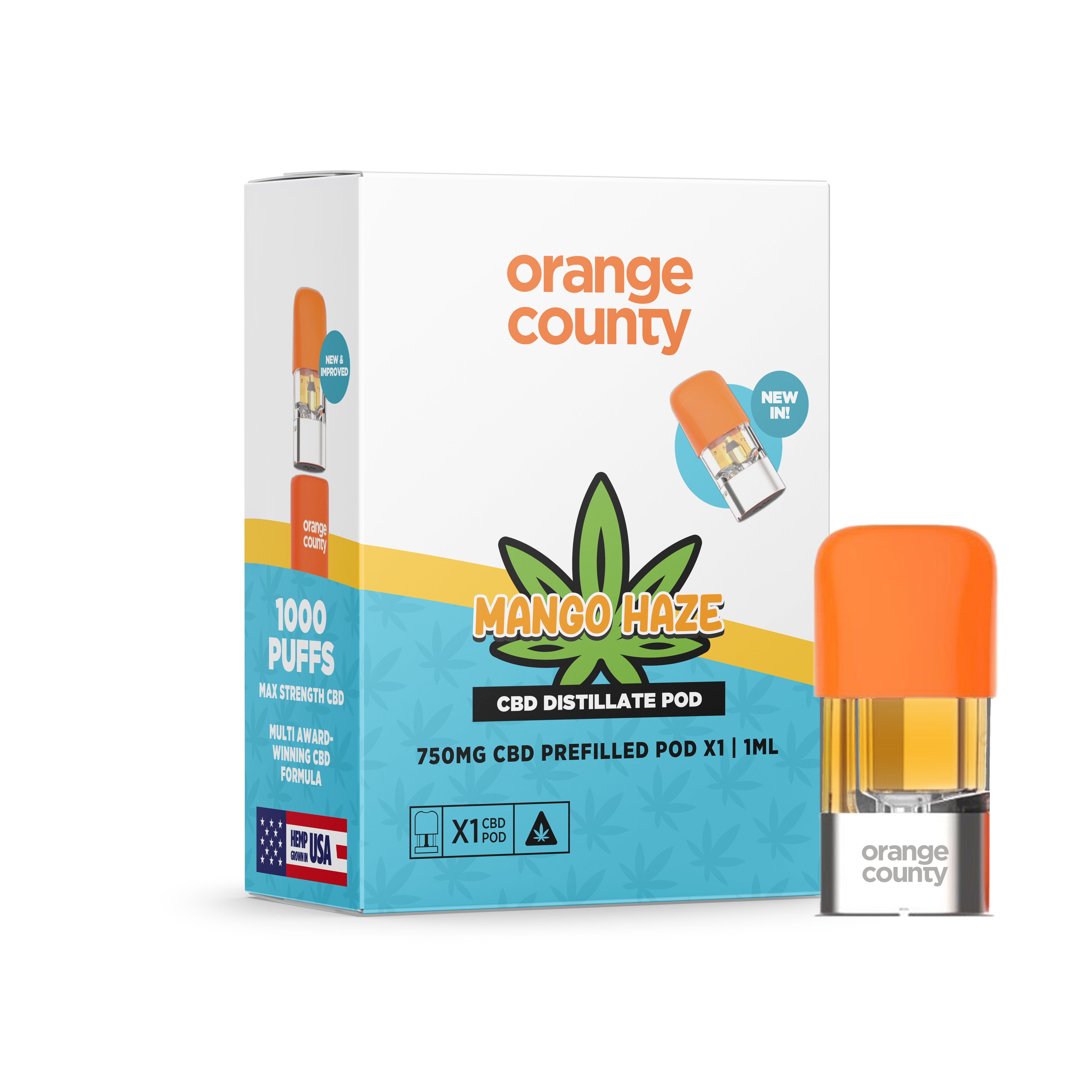Mango Haze OG 1ml Replacement Pod - (750mg)