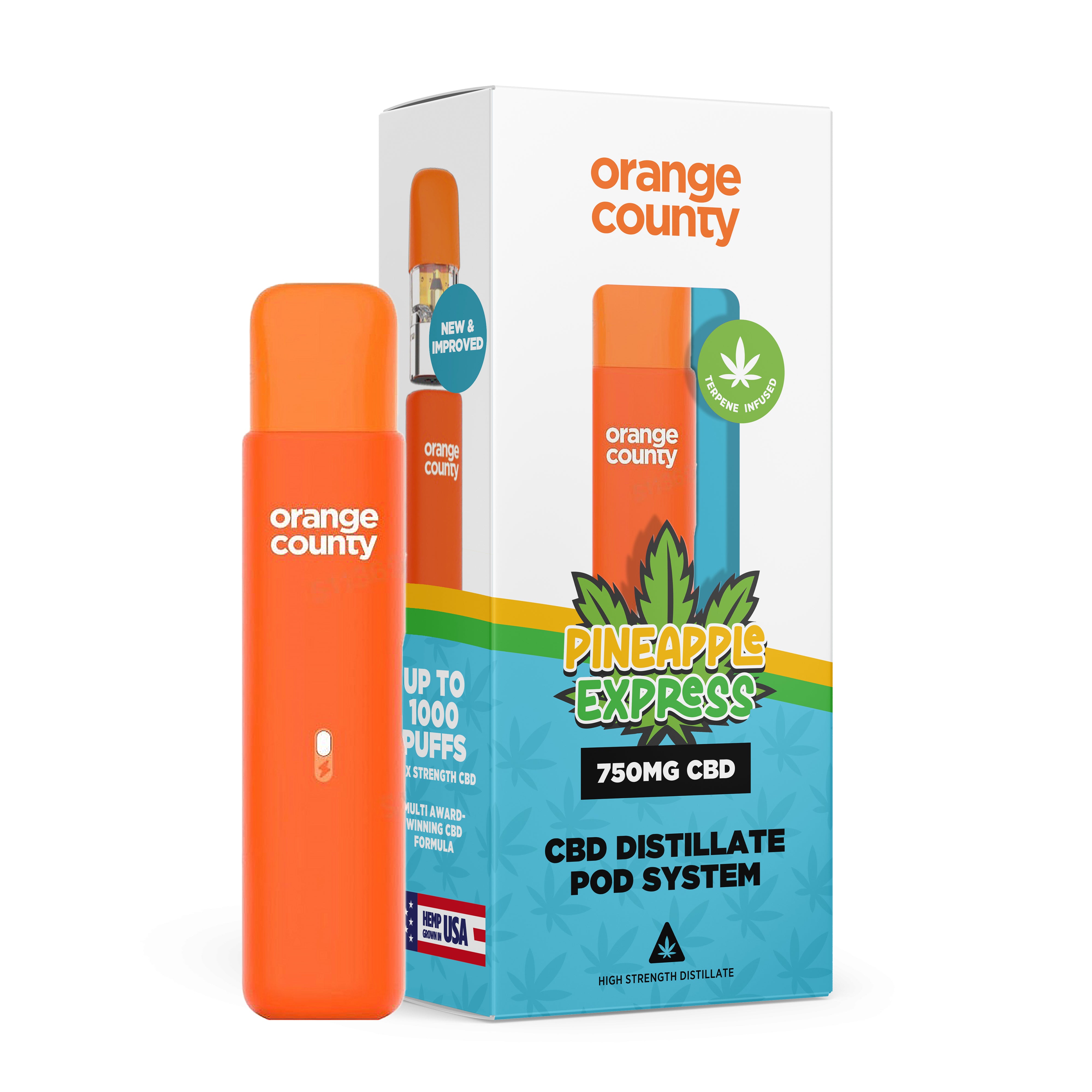 Pineapple Express 1ml rechargeable CBD Vape Pen - (750mg)