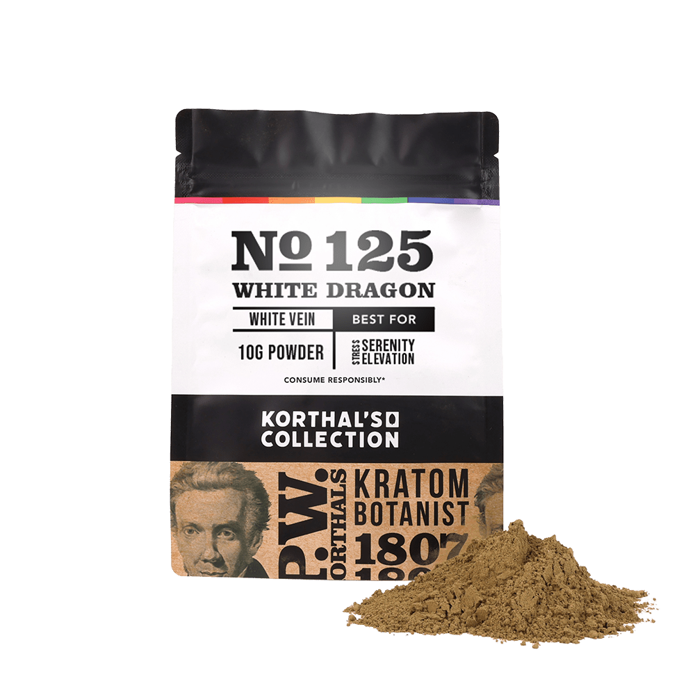 No 125 White Dragon Kratom Powder