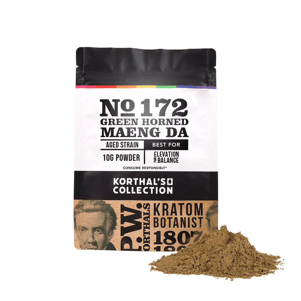 No 172 Green Horned Maeng Da Kratom Powder